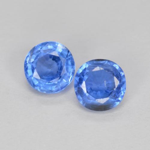 0.74 ct natürliche hellblau Kyanit-Edelsteine, Rund Schliff, SI