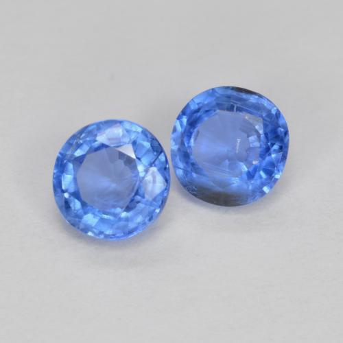 0.74 ct natürliche hellblau Kyanit-Edelsteine, Rund Schliff, SI