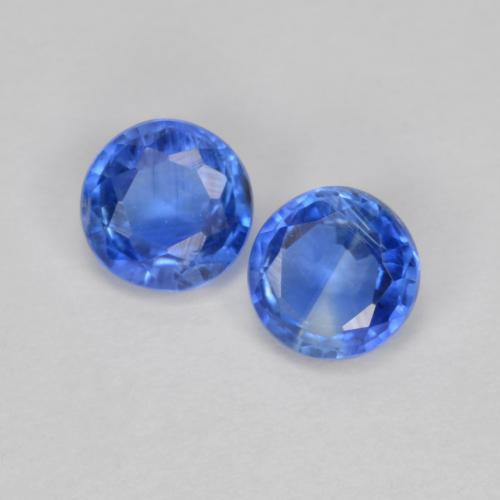 0,69 ct natürliche blauer Disthen-Edelsteine, Rundschliff, SI