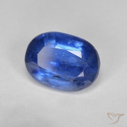 9,17 ctw natürlicher tiefblau Kyanit, Oval, SI