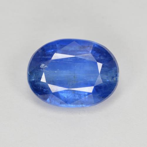 3,32 ctw natürlicher blauer Disthen, Oval Schliff, SI