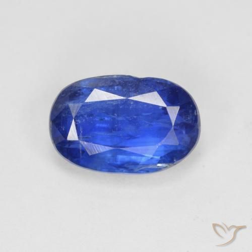 2.25ct Natürlicher Navy blau Kyanit, Oval, SI-I1