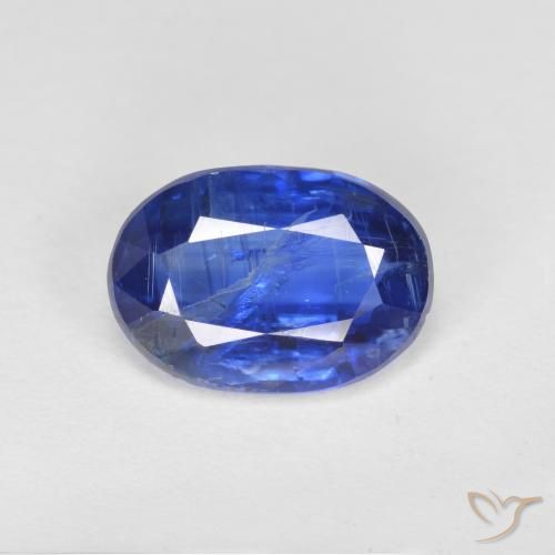 2.44ct Natürlicher tiefblau Kyanit, Oval, SI-I1
