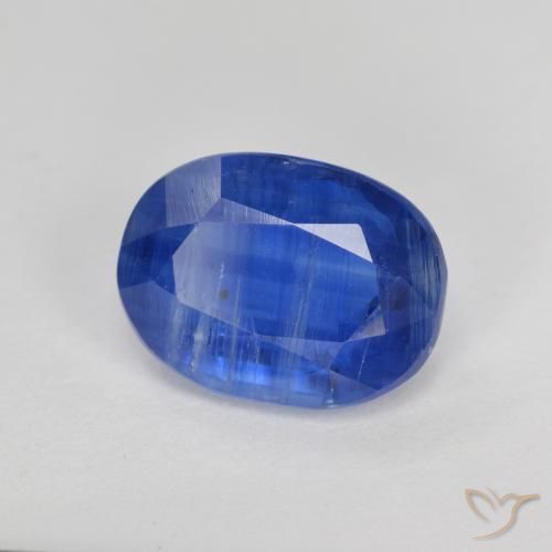 9,17 ctw natürlicher tiefblau Kyanit, Oval, SI