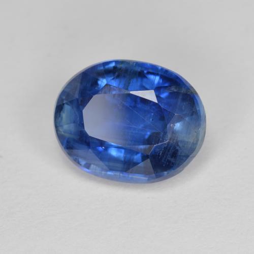 3,38 ctw natürlicher blauer Disthen, Oval Schliff, SI