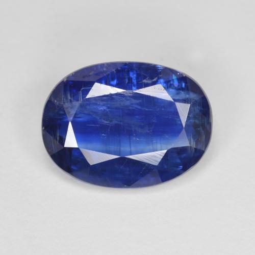 5,27 ctw natürlicher blauer Disthen, Oval Schliff, SI