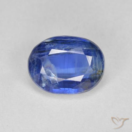 2.58ct Natürlicher Navy blau Kyanit, Oval, SI-I1, Photo A