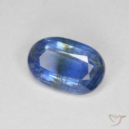 9,17 ctw natürlicher tiefblau Kyanit, Oval, SI-I1