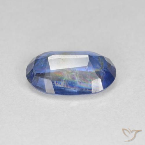 9,17 ctw natürlicher tiefblau Kyanit, Oval, SI-I1