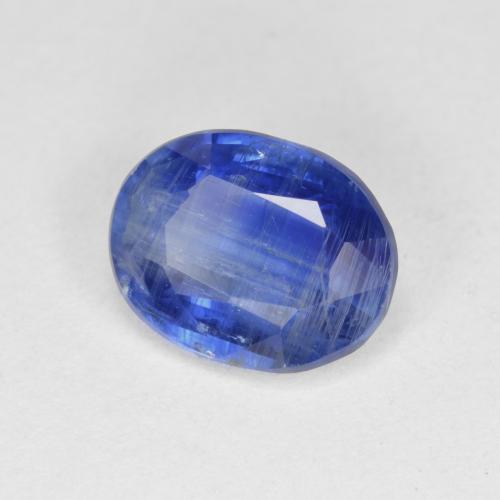3,22 ctw natürlicher blauer Disthen, Oval Schliff, SI-I1