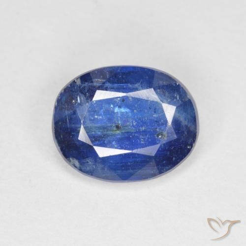 3.61ct Natürlicher tiefblau Kyanit, Oval, SI-I1