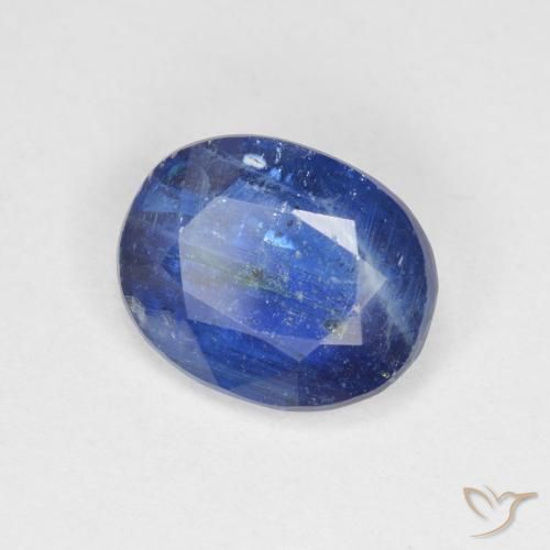 9,17 ctw natürlicher tiefblau Kyanit, Oval, SI-I1