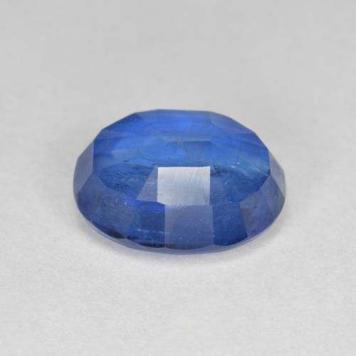 3,86 ctw natürlicher blauer Disthen, Oval Schliff, SI-I1