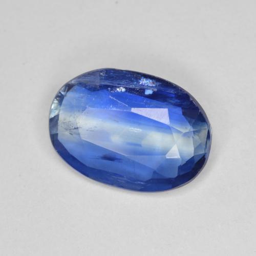 3,65 ctw natürlicher blauer Disthen, Oval Schliff, SI-I1