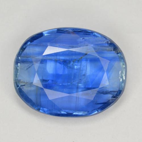 7,68 ctw natürlicher blauer Disthen, Oval Schliff, SI-I1