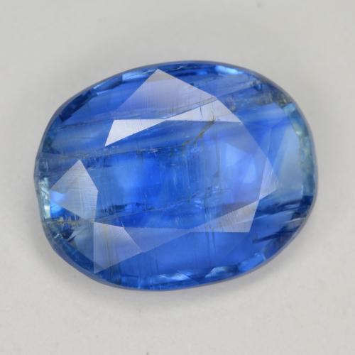 7,68 ctw natürlicher blauer Disthen, Oval Schliff, SI-I1