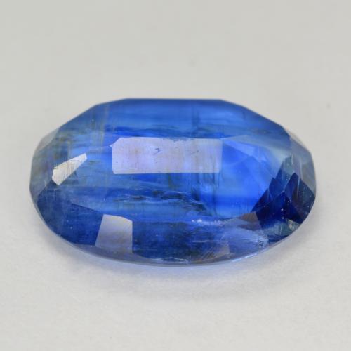 7,68 ctw natürlicher blauer Disthen, Oval Schliff, SI-I1