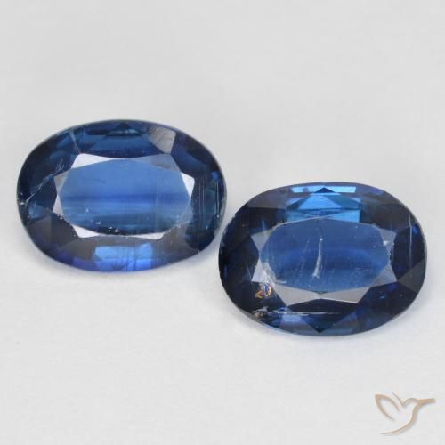 2.86ctw Natürlicher Navy blau Kyanit, Oval, VS-SI