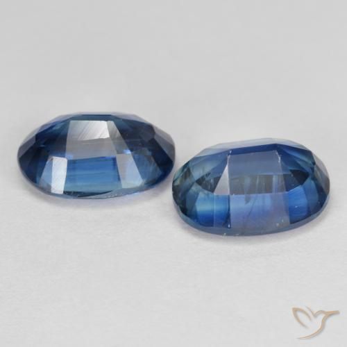 3,28 ct natürliche blauer Disthen-Edelsteine, Oval Schliff, VS-SI