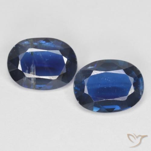 2.65ctw Natürlicher Navy blau Kyanit, Oval, VS-SI