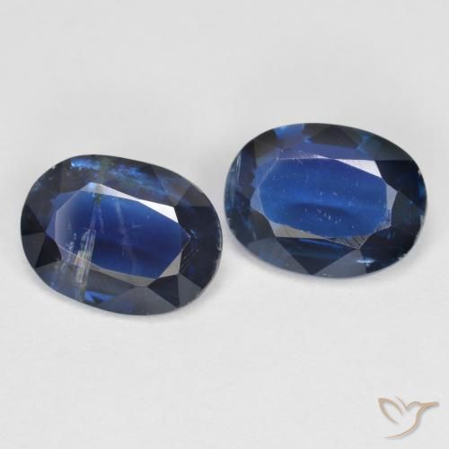 2.65 ct natürliche Navy blau Kyanit-Edelsteine, Oval, VS-SI