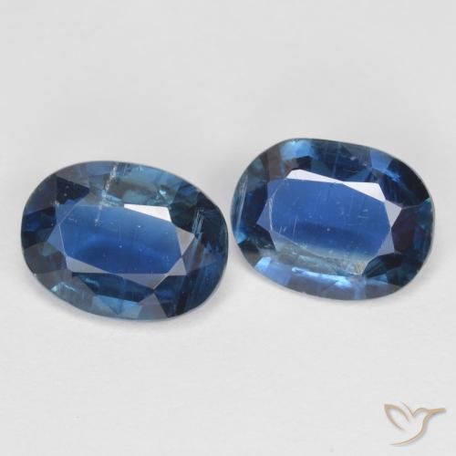 2.66 ct natürliche Navy blau Kyanit-Edelsteine, Oval Schliff, VS-SI