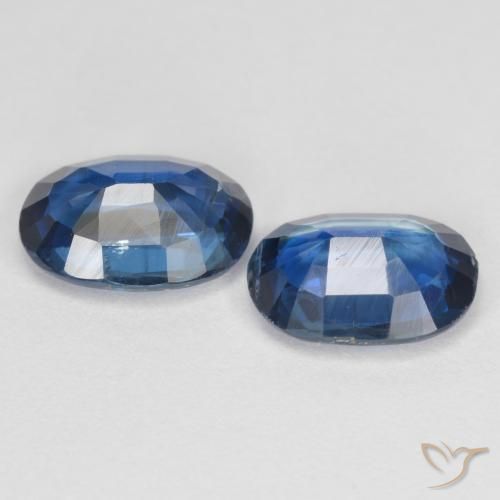 2.66 ct natürliche Navy blau Kyanit-Edelsteine, Oval Schliff, VS-SI
