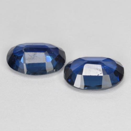 2,57 ct natürliche Navy blau Disthen-Edelsteine, Oval Schliff, VS-SI