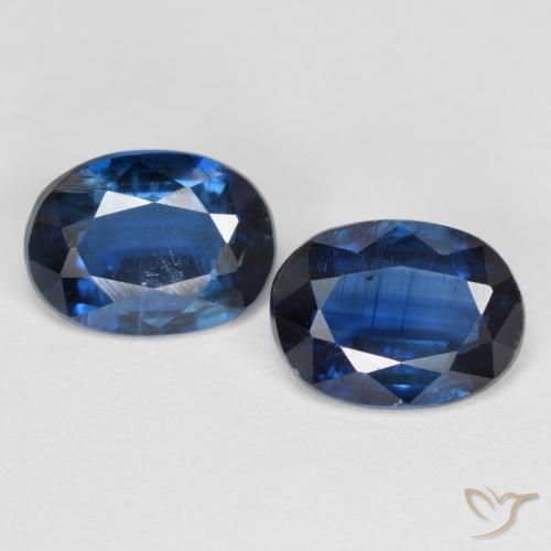 2.95 ct natürliche Navy blau Kyanit-Edelsteine, Oval Schliff, VS-SI