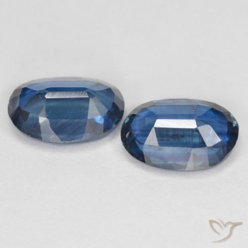 2.95 ct natürliche Navy blau Kyanit-Edelsteine, Oval Schliff, VS-SI