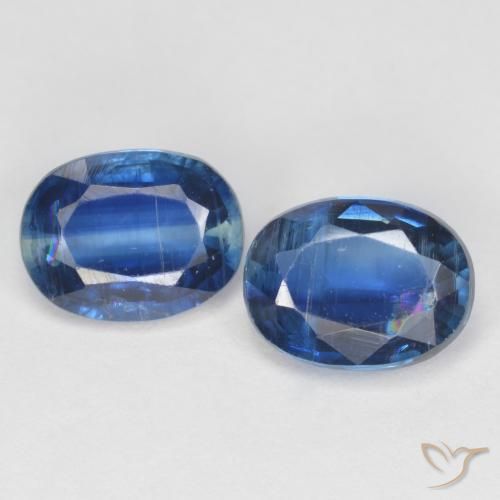 3.25ctw Natürlicher Navy blau Kyanit, Oval, VS-SI, Photo A