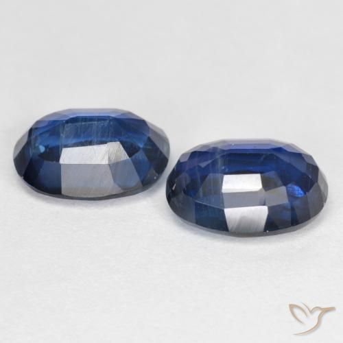 3.25 ct natürliche Navy blau Kyanit-Edelsteine, Oval, VS-SI