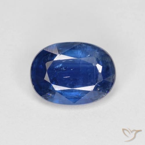 1.50ct Natürlicher Navy blau Kyanit, Oval, VS-SI