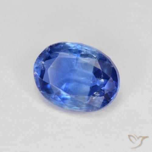 9,17 ctw natürlicher Tiefes Azurblau Kyanit, Oval, VS-SI