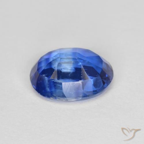 9,17 ctw natürlicher Tiefes Azurblau Kyanit, Oval, VS-SI