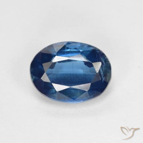 1.73ct Natürlicher Navy blau Kyanit, Oval, VS-SI