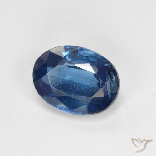 9,17 ctw natürlicher Navy blau Kyanit, Oval, VS-SI
