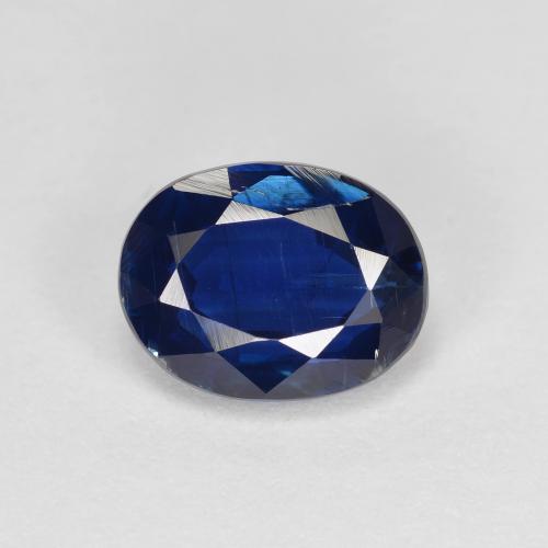 1,75 ctw natürlicher blauer Disthen, Oval Schliff, VS-SI