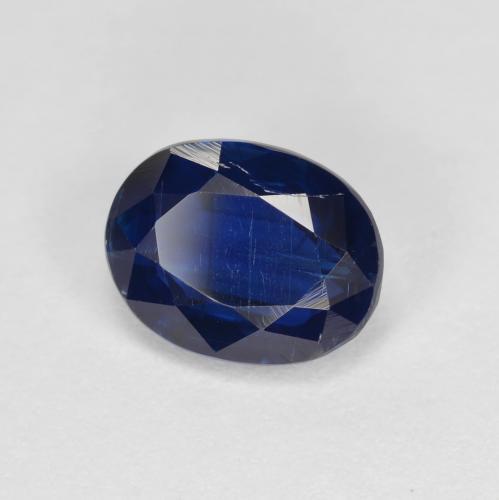 1,75 ctw natürlicher blauer Disthen, Oval Schliff, VS-SI