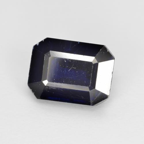 2,08 ctw natürlicher blauer Disthen, Smaragdschliff, VS