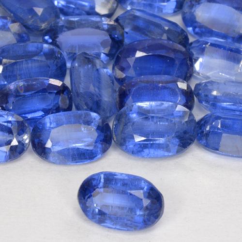 0,69 ctw natürlicher blauer Disthen, Oval Schliff, SI