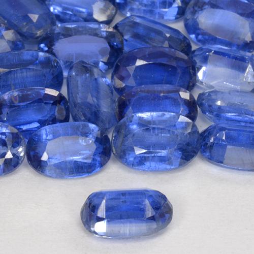 0,69 ctw natürlicher blauer Disthen, Oval Schliff, SI