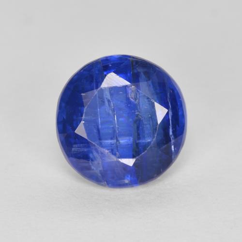 1.46ct Natürlicher tiefblau Kyanit, Runden, SI-I1