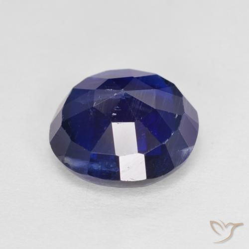 9,17 ctw natürlicher Navy blau Kyanit, Runden, SI