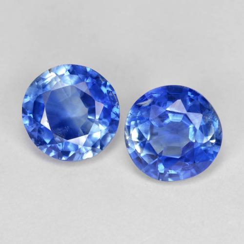 1,94 ct natürliche blauer Disthen-Edelsteine, Rundschliff, SI-I1