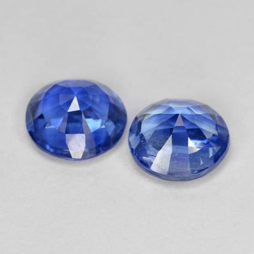 1,94 ct natürliche blauer Disthen-Edelsteine, Rundschliff, SI-I1