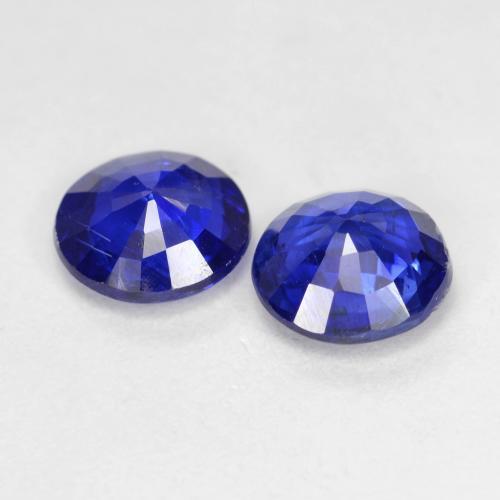 1,85 ct natürliche blauer Disthen-Edelsteine, Rundschliff, SI