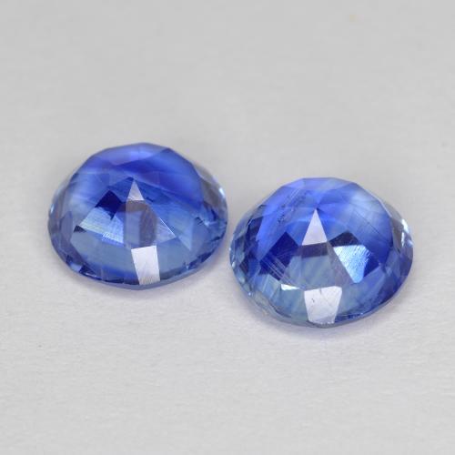 2.03 ct natürliche Intensives Blau Kyanit-Edelsteine, Rund Schliff, SI