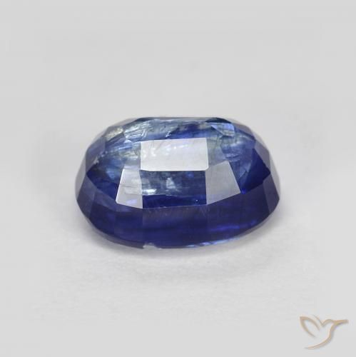 9,17 ctw natürlicher Intensives Marineblau Kyanit, Oval, SI