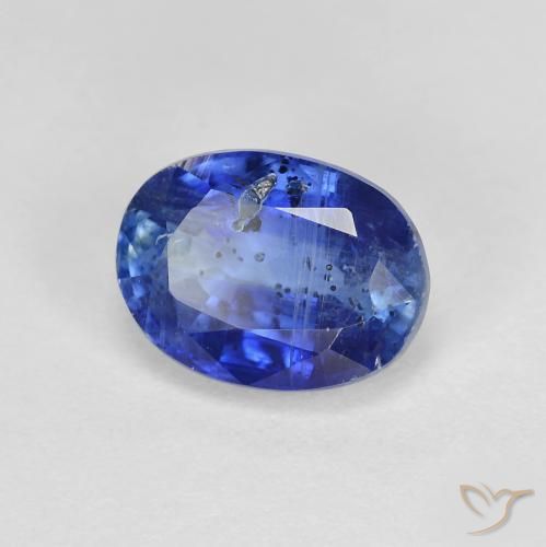 9,17 ctw natürlicher tiefblau Kyanit, Oval, SI